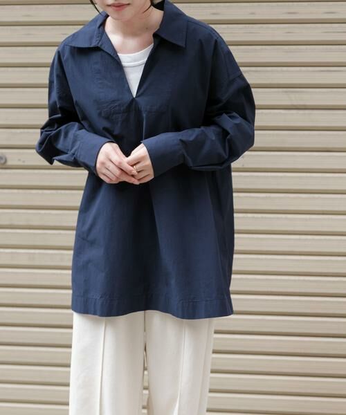 URBAN RESEARCH DOORS / アーバンリサーチ ドアーズ シャツ・ブラウス | FORK&SPOON　スキッパーロングシャツ | 詳細6