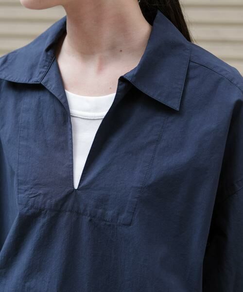 URBAN RESEARCH DOORS / アーバンリサーチ ドアーズ シャツ・ブラウス | FORK&SPOON　スキッパーロングシャツ | 詳細7
