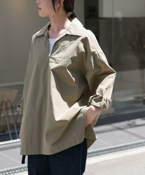 URBAN RESEARCH DOORS / アーバンリサーチ ドアーズ シャツ・ブラウス | FORK&SPOON　スキッパーロングシャツ | 詳細16