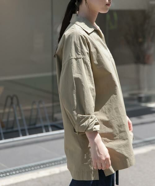 URBAN RESEARCH DOORS / アーバンリサーチ ドアーズ シャツ・ブラウス | FORK&SPOON　スキッパーロングシャツ | 詳細20