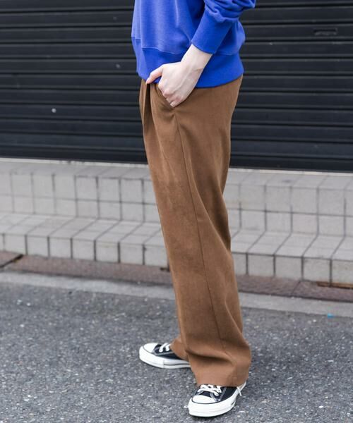 URBAN RESEARCH DOORS / アーバンリサーチ ドアーズ その他パンツ | FORK&SPOON スエードライクパンツ | 詳細25