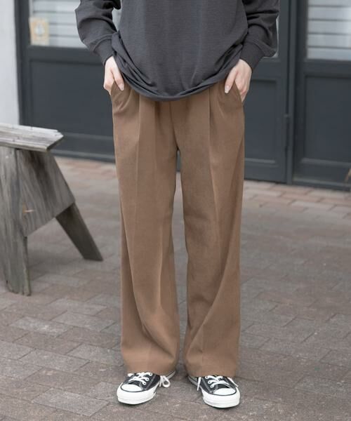 URBAN RESEARCH DOORS / アーバンリサーチ ドアーズ その他パンツ | FORK&SPOON スエードライクパンツ | 詳細16