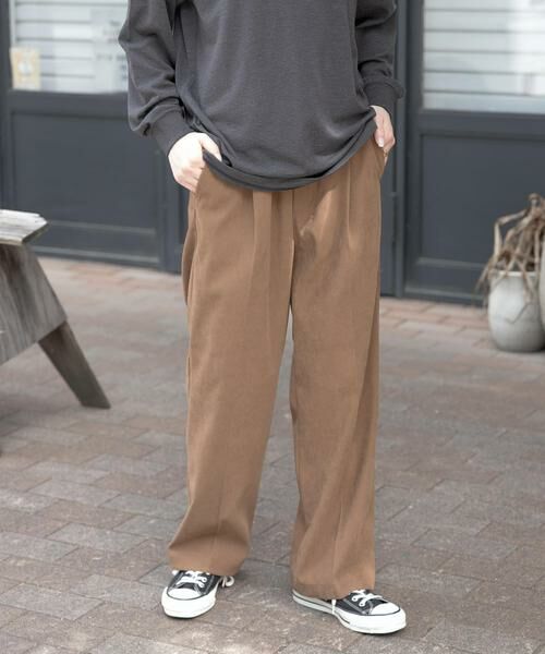 URBAN RESEARCH DOORS / アーバンリサーチ ドアーズ その他パンツ | FORK&SPOON スエードライクパンツ | 詳細20