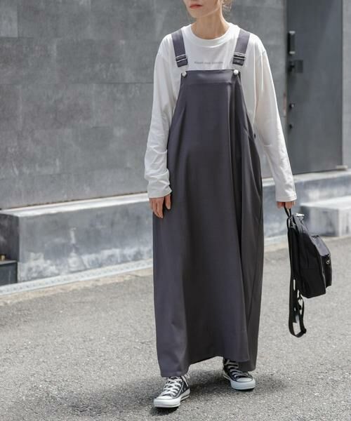 URBAN RESEARCH DOORS / アーバンリサーチ ドアーズ ワンピース | FORK&SPOON　フレアサスペンダーワンピース | 詳細17