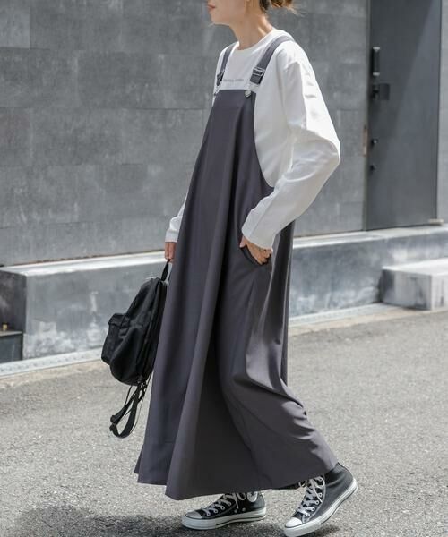 URBAN RESEARCH DOORS / アーバンリサーチ ドアーズ ワンピース | FORK&SPOON　フレアサスペンダーワンピース | 詳細18