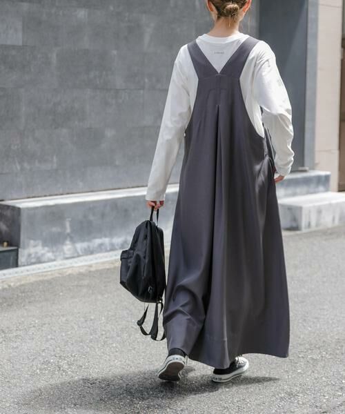URBAN RESEARCH DOORS / アーバンリサーチ ドアーズ ワンピース | FORK&SPOON　フレアサスペンダーワンピース | 詳細20