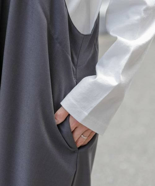 URBAN RESEARCH DOORS / アーバンリサーチ ドアーズ ワンピース | FORK&SPOON　フレアサスペンダーワンピース | 詳細24