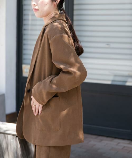 URBAN RESEARCH DOORS / アーバンリサーチ ドアーズ その他アウター | FORK&SPOON　スエードライクジャケット | 詳細10