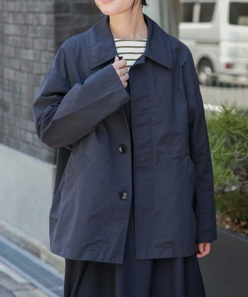 URBAN RESEARCH DOORS / アーバンリサーチ ドアーズ ステンカラーコート | FORK&SPOON　ステンカラーショートコート | 詳細1