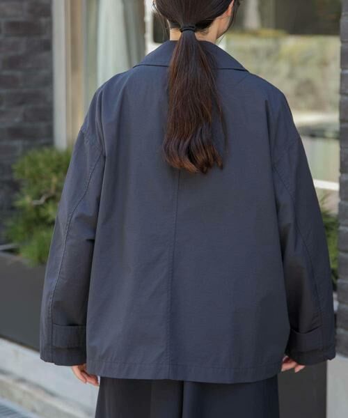URBAN RESEARCH DOORS / アーバンリサーチ ドアーズ ステンカラーコート | FORK&SPOON　ステンカラーショートコート | 詳細3