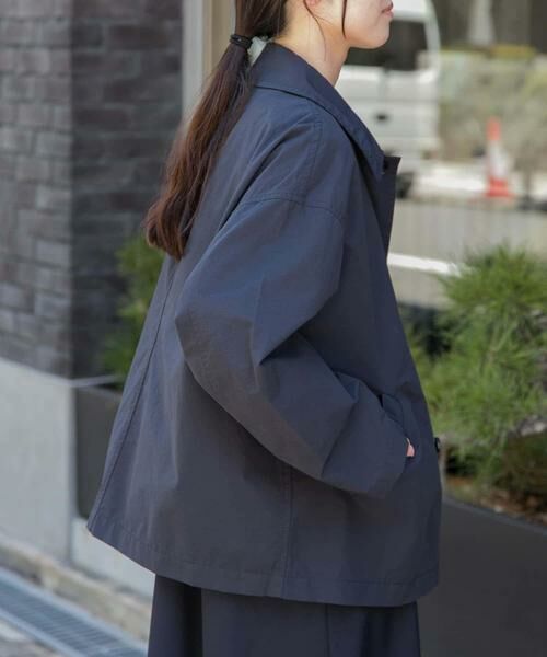 URBAN RESEARCH DOORS / アーバンリサーチ ドアーズ ステンカラーコート | FORK&SPOON　ステンカラーショートコート | 詳細4