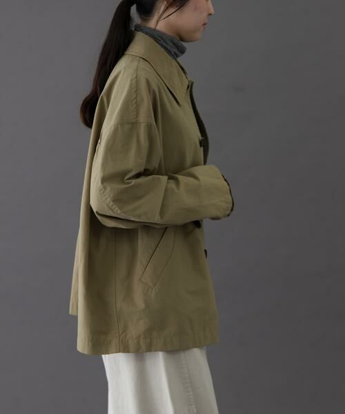 URBAN RESEARCH DOORS / アーバンリサーチ ドアーズ ステンカラーコート | FORK&SPOON　ステンカラーショートコート | 詳細14