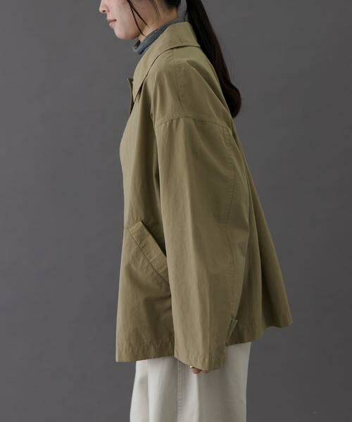 URBAN RESEARCH DOORS / アーバンリサーチ ドアーズ ステンカラーコート | FORK&SPOON　ステンカラーショートコート | 詳細17