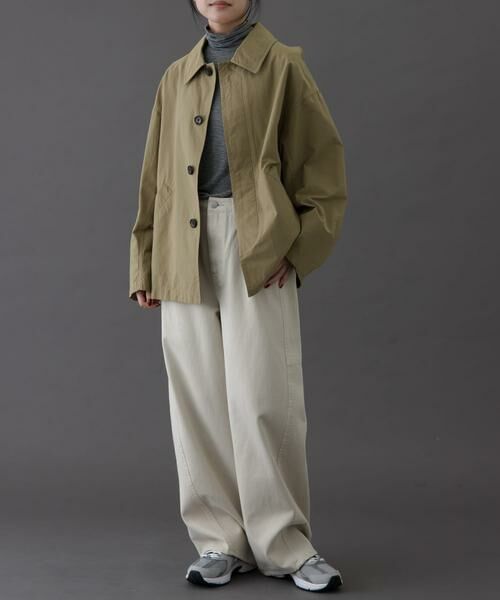 URBAN RESEARCH DOORS / アーバンリサーチ ドアーズ ステンカラーコート | FORK&SPOON　ステンカラーショートコート | 詳細20