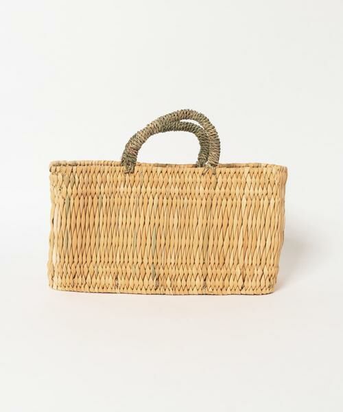 URBAN RESEARCH DOORS / アーバンリサーチ ドアーズ インテリア・インテリア雑貨 | アフリカンスクエア　ストロー横長かごS | 詳細10