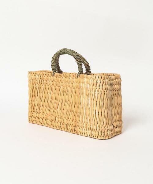 URBAN RESEARCH DOORS / アーバンリサーチ ドアーズ インテリア・インテリア雑貨 | アフリカンスクエア　ストロー横長かごS | 詳細11