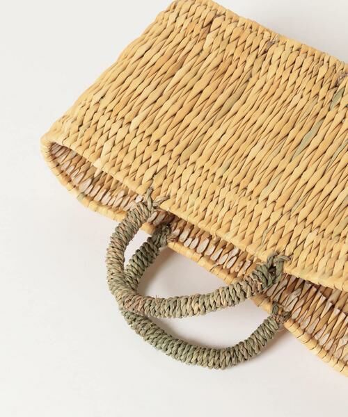 URBAN RESEARCH DOORS / アーバンリサーチ ドアーズ インテリア・インテリア雑貨 | アフリカンスクエア　ストロー横長かごS | 詳細13