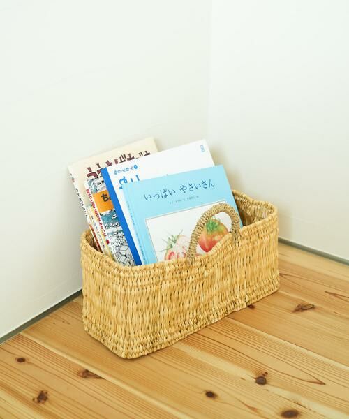 URBAN RESEARCH DOORS / アーバンリサーチ ドアーズ インテリア・インテリア雑貨 | アフリカンスクエア　ストロー横長かごS | 詳細2