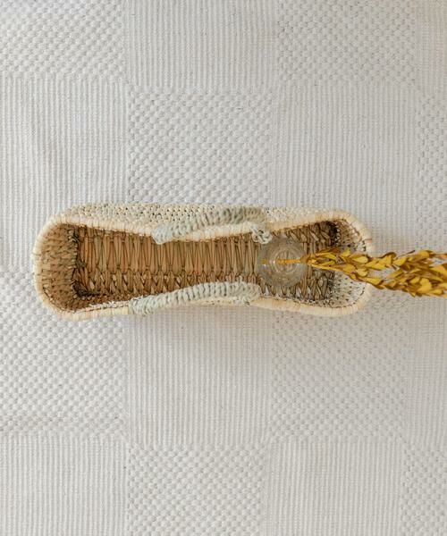 URBAN RESEARCH DOORS / アーバンリサーチ ドアーズ インテリア・インテリア雑貨 | アフリカンスクエア　ストロー横長かごS | 詳細6