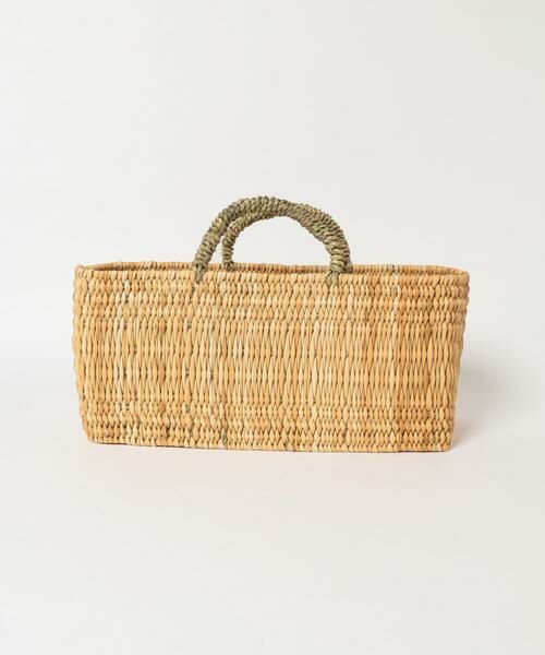 URBAN RESEARCH DOORS / アーバンリサーチ ドアーズ インテリア・インテリア雑貨 | アフリカンスクエア　ストロー横長かごM | 詳細11