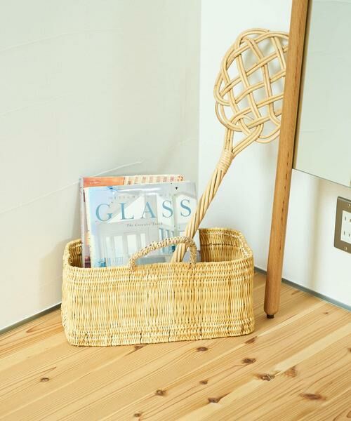 URBAN RESEARCH DOORS / アーバンリサーチ ドアーズ インテリア・インテリア雑貨 | アフリカンスクエア　ストロー横長かごM | 詳細3