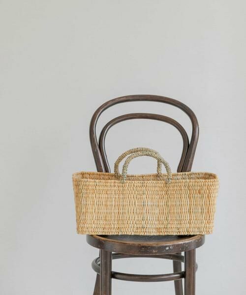 URBAN RESEARCH DOORS / アーバンリサーチ ドアーズ インテリア・インテリア雑貨 | アフリカンスクエア　ストロー横長かごL | 詳細1