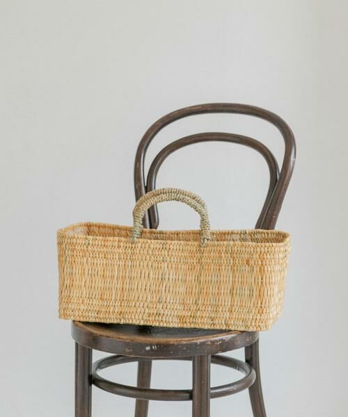 URBAN RESEARCH DOORS / アーバンリサーチ ドアーズ インテリア・インテリア雑貨 | アフリカンスクエア　ストロー横長かごL | 詳細2