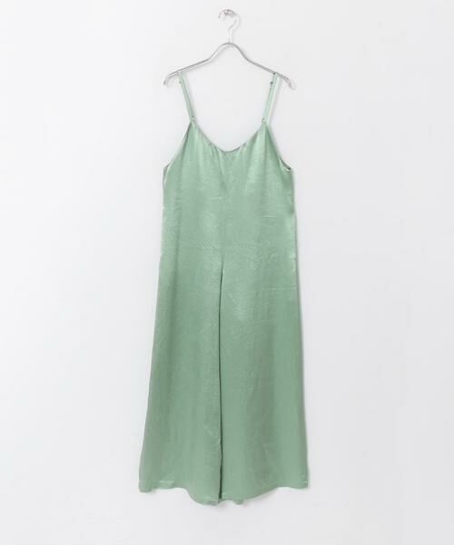 URBAN RESEARCH DOORS / アーバンリサーチ ドアーズ サロペット・オールインワン | thint　クラッシュサテンサロペット | 詳細1