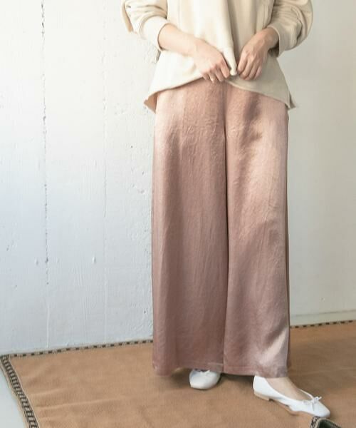 URBAN RESEARCH DOORS / アーバンリサーチ ドアーズ サロペット・オールインワン | thint　クラッシュサテンサロペット | 詳細8