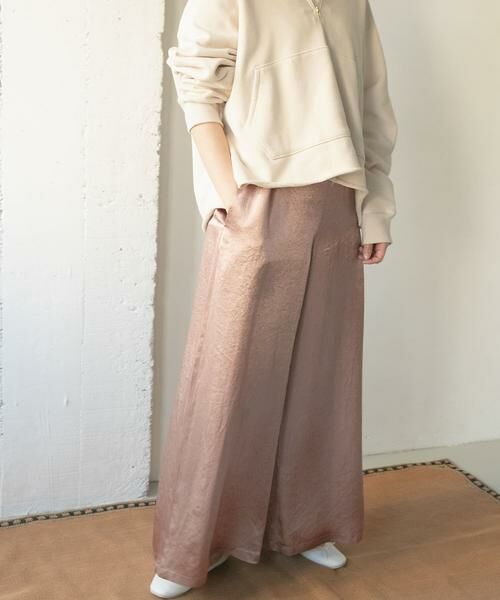 URBAN RESEARCH DOORS / アーバンリサーチ ドアーズ サロペット・オールインワン | thint　クラッシュサテンサロペット | 詳細9