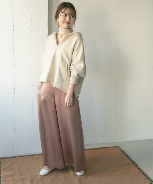 URBAN RESEARCH DOORS / アーバンリサーチ ドアーズ サロペット・オールインワン | thint　クラッシュサテンサロペット | 詳細11