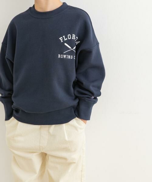 URBAN RESEARCH DOORS / アーバンリサーチ ドアーズ トップス | 『別注』Champion×DOORS　シシュウロゴスウェット(KIDS) | 詳細1