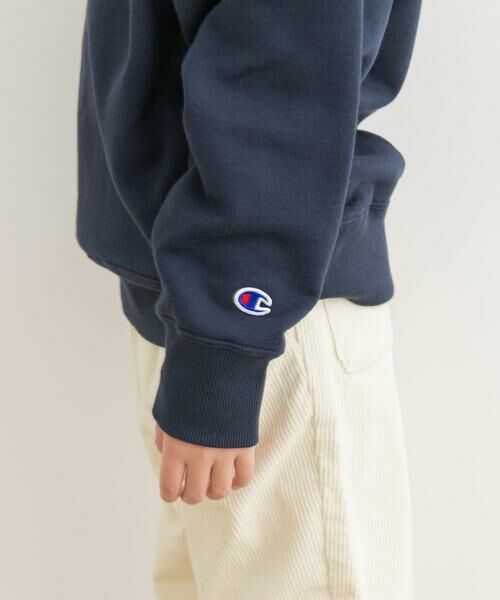 URBAN RESEARCH DOORS / アーバンリサーチ ドアーズ トップス | 『別注』Champion×DOORS　シシュウロゴスウェット(KIDS) | 詳細2