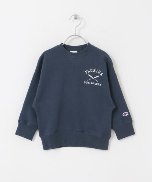 URBAN RESEARCH DOORS / アーバンリサーチ ドアーズ トップス | 『別注』Champion×DOORS　シシュウロゴスウェット(KIDS) | 詳細7