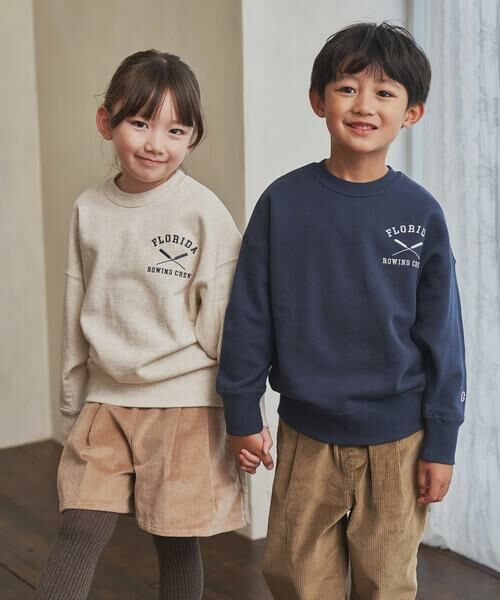 URBAN RESEARCH DOORS / アーバンリサーチ ドアーズ トップス | 『別注』Champion×DOORS　シシュウロゴスウェット(KIDS) | 詳細28