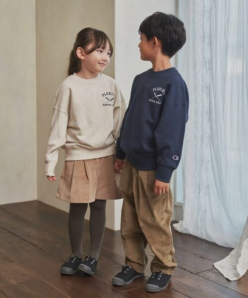 URBAN RESEARCH DOORS / アーバンリサーチ ドアーズ トップス | 『別注』Champion×DOORS　シシュウロゴスウェット(KIDS) | 詳細30