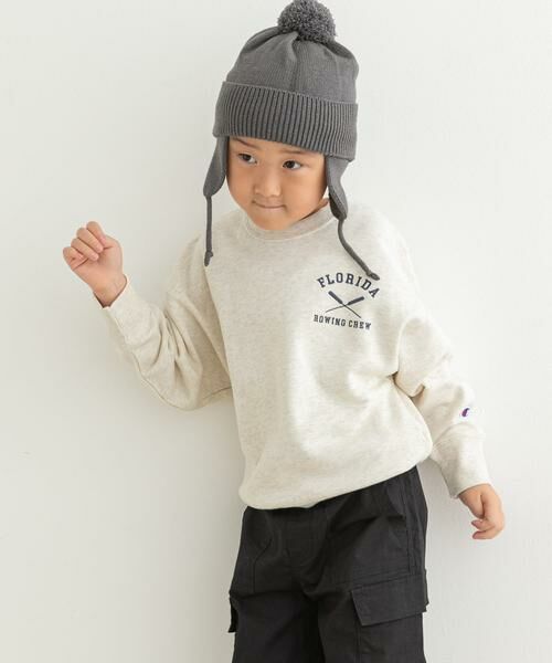 URBAN RESEARCH DOORS / アーバンリサーチ ドアーズ トップス | 『別注』Champion×DOORS　シシュウロゴスウェット(KIDS) | 詳細22