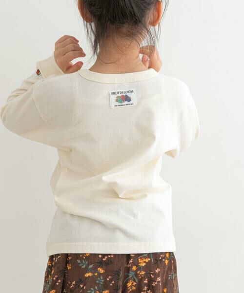 URBAN RESEARCH DOORS / アーバンリサーチ ドアーズ トップス | FRUIT OF THE LOOM　フロッキープリント長袖Tシャツ(KIDS) | 詳細12