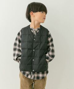 URBAN RESEARCH DOORS / アーバンリサーチ ドアーズ アウター | TAION　V-NECK BUTTON DOWN VEST(KIDS)