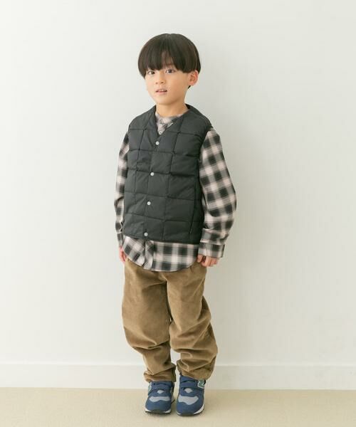 URBAN RESEARCH DOORS / アーバンリサーチ ドアーズ アウター | TAION　V-NECK BUTTON DOWN VEST(KIDS) | 詳細2