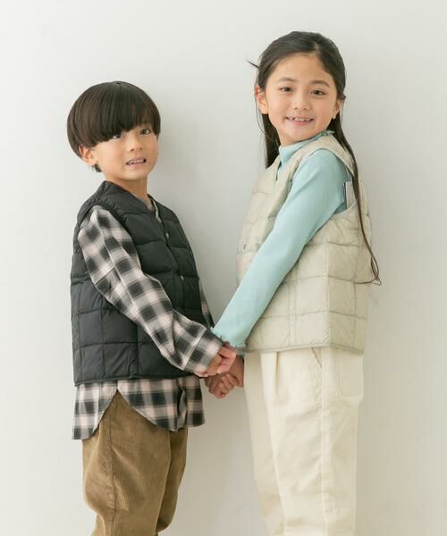 URBAN RESEARCH DOORS / アーバンリサーチ ドアーズ アウター | TAION　V-NECK BUTTON DOWN VEST(KIDS) | 詳細16