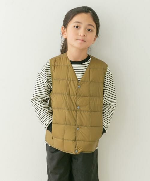 URBAN RESEARCH DOORS / アーバンリサーチ ドアーズ アウター | TAION　V-NECK BUTTON DOWN VEST(KIDS) | 詳細23