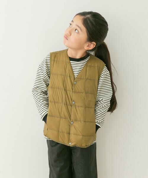 URBAN RESEARCH DOORS / アーバンリサーチ ドアーズ アウター | TAION　V-NECK BUTTON DOWN VEST(KIDS) | 詳細24