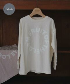 URBAN RESEARCH DOORS / アーバンリサーチ ドアーズ トップス | 『別注』FRUIT OF THE LOOM×DOORS　サークルロゴ長袖Tシャツ(KIDS)