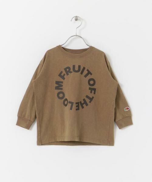 URBAN RESEARCH DOORS / アーバンリサーチ ドアーズ トップス | 『別注』FRUIT OF THE LOOM×DOORS　サークルロゴ長袖Tシャツ(KIDS) | 詳細10