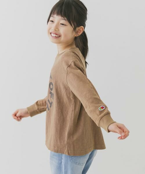 URBAN RESEARCH DOORS / アーバンリサーチ ドアーズ トップス | 『別注』FRUIT OF THE LOOM×DOORS　サークルロゴ長袖Tシャツ(KIDS) | 詳細6
