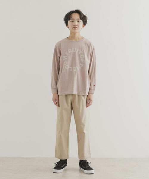 URBAN RESEARCH DOORS / アーバンリサーチ ドアーズ トップス | 『別注』FRUIT OF THE LOOM×DOORS　サークルロゴ長袖Tシャツ(KIDS) | 詳細25