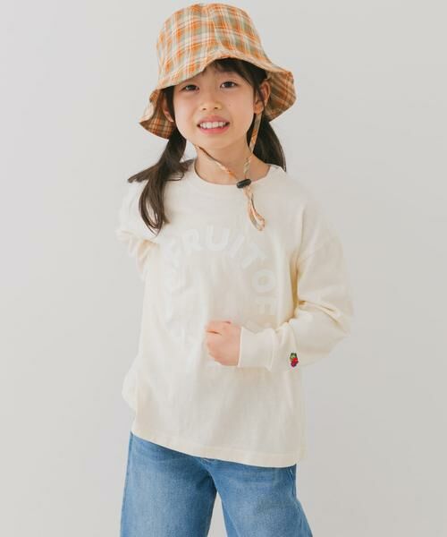 URBAN RESEARCH DOORS / アーバンリサーチ ドアーズ トップス | 『別注』FRUIT OF THE LOOM×DOORS　サークルロゴ長袖Tシャツ(KIDS) | 詳細29
