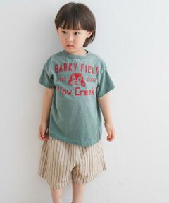 URBAN RESEARCH DOORS / アーバンリサーチ ドアーズ トップス | DENIM DUNGAREE　ビンテージテンジク LOVE DOG Tシャツ(KIDS)