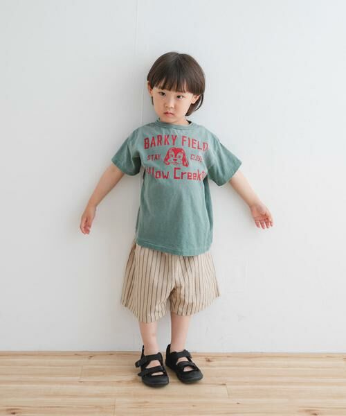URBAN RESEARCH DOORS / アーバンリサーチ ドアーズ トップス | DENIM DUNGAREE　ビンテージテンジク LOVE DOG Tシャツ(KIDS) | 詳細7